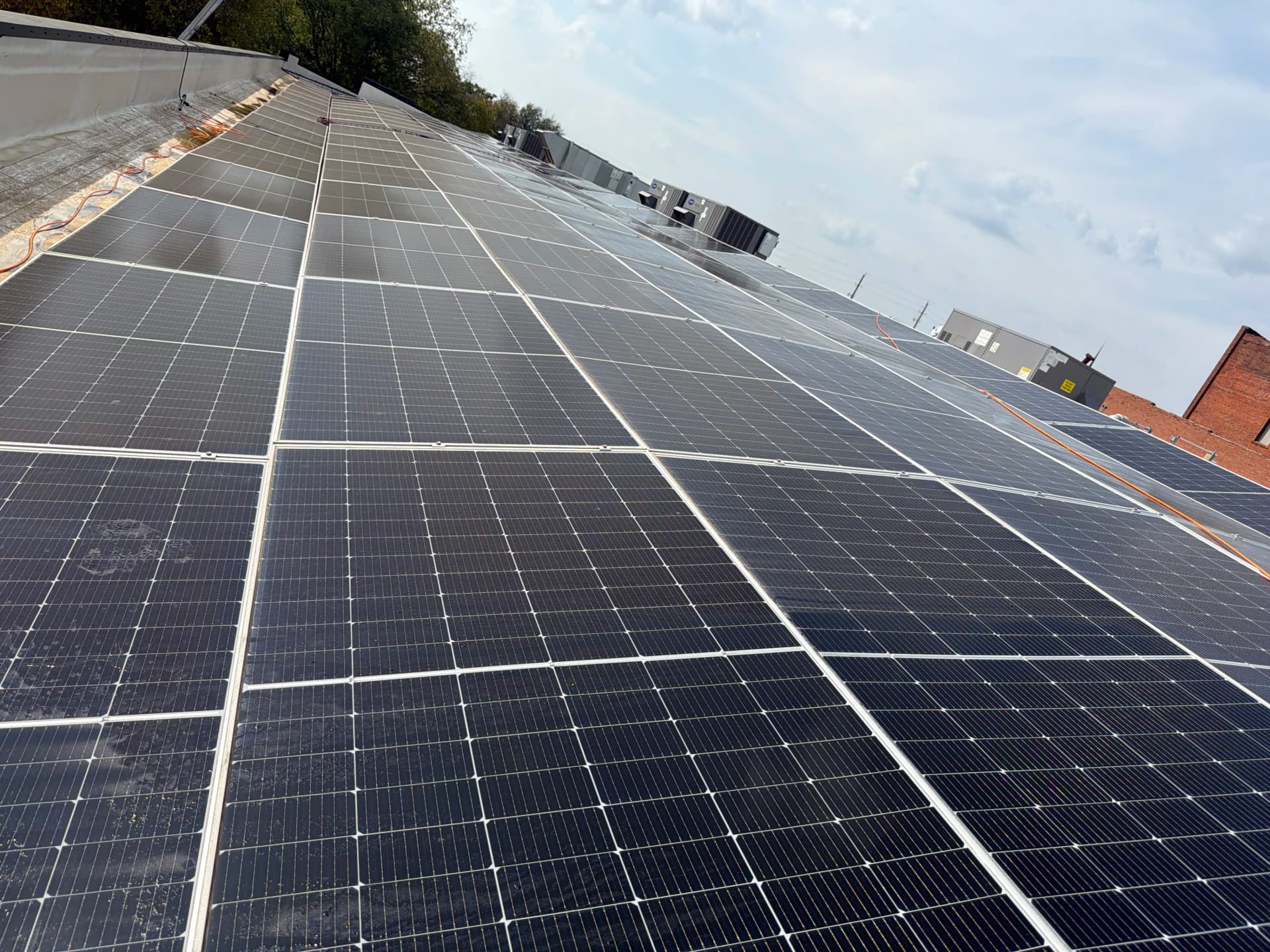 96 Solar Panels Cleaned and Back to Full Power image