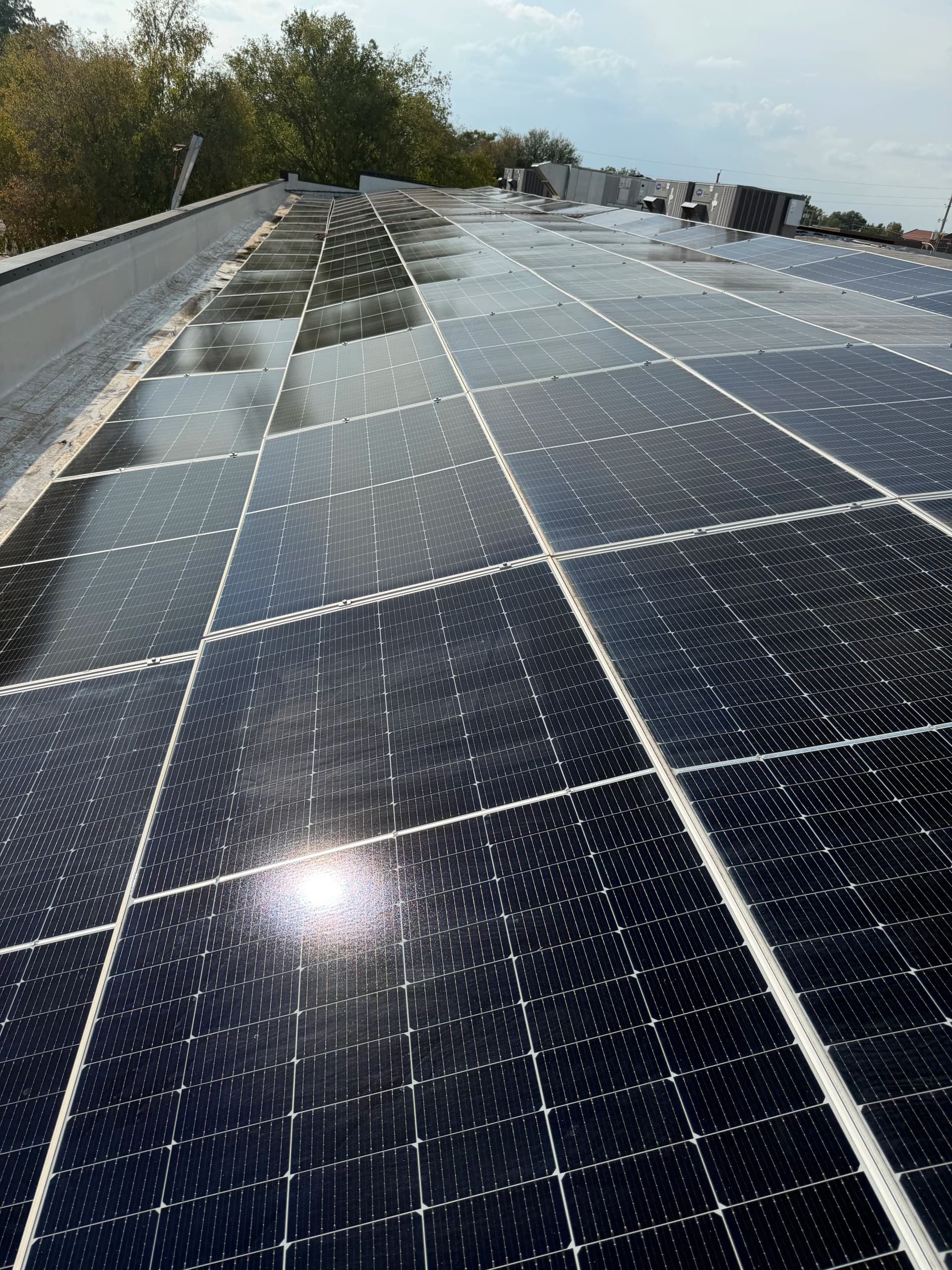 Gallery photos for 96 Solar Panels Cleaned and Back to Full Power: Image #1